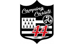campingcariste Breton 44 - 15x11,2cm - Sticker/autocollant