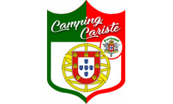 Camping car Portugal - 15x11,2cm - Sticker/autocollant