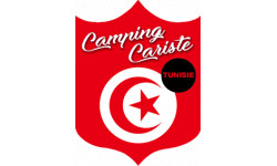 Campingcariste Tunisie - 15x11,2cm - Sticker/autocollant