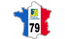 Autocollants : FRANCE 79 Poitou Charentes