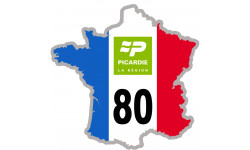 Autocollants : FRANCE 80 Région Picardie