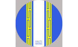 Autocollants : département blason de la Haute Marne
