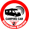 Alarme pour camping car - 10cm - Sticker/autocollant
