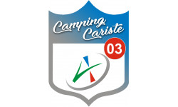 Camping car l'Allier 03 - 20x15cm - Sticker/autocollant