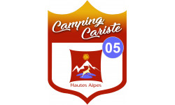Camping car Hautes-Alpes 05 - 15x11.2cm - Sticker/autocollant