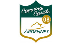 Camping car Ardennes 08 - 10x7.5cm - Sticker/autocollant
