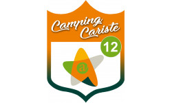 Camping car Aveyron 12 - 15x11.2cm - Sticker/autocollant