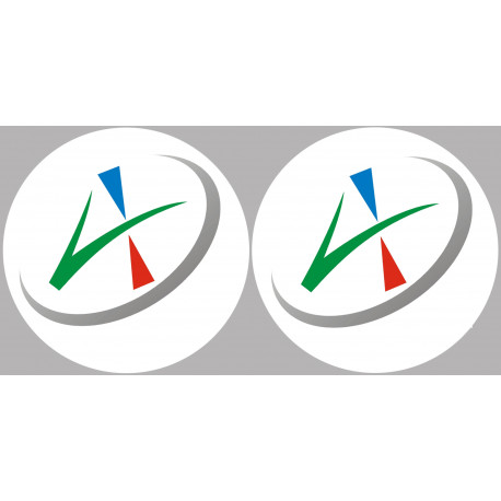 Allier 03 - 2fois 10cm - Sticker/autocollant Allier 03 - 2fois 10cm - Sticker/autocollant