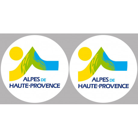 Département des Alpes de Haute-Provence 04  - 2x10cm - Sticker/autoco