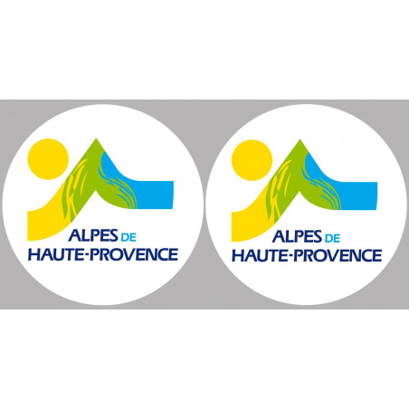 Département des Alpes de Haute-Provence 04  - 2x10cm - Sticker/autoco