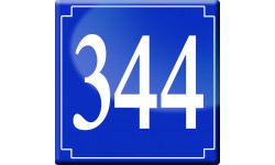 numéroderue344 classique (10cm) - Sticker/autocollant