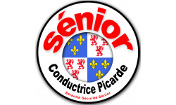 conductrice Sénior Picarde - 10cm - Sticker/autocollant
