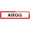 Aixois - 15x4 cm - Sticker/autocollant