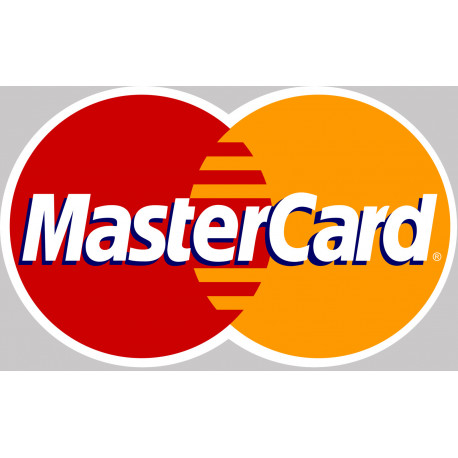 Paiement par carte MasterCard 2 accepté - 10x6cm - Sticker/autocollan