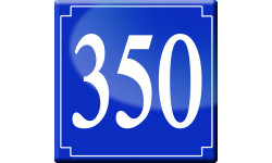 numéroderue350 classique (10cm) - Sticker/autocollant