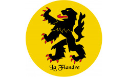 La Flandre du Nord - 10cm - Sticker/autocollant