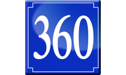 numéroderue360 classique - 10cm - Sticker/autocollant