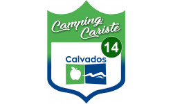 Camping car Calvados 14 - 20x15cm - Sticker/autocollant