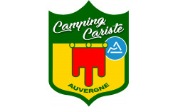 Camping car Auvergne - 20x15cm - Sticker/autocollant