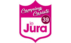 blason camping cariste Jura 39 - 20x15cm - Sticker/autocollant