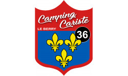 Camping cariste bu Berry 36 Indre - 20x15cm - Sticker/autocollant