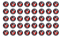 produits Alsacien cigogne - 40fois 2cm - Sticker/autocollant