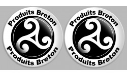 Produit breton triskel - 2fois 10cm - Sticker/autocollant