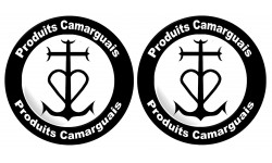 Produits Camarguais - 2fois 10cm - Sticker/autocollant