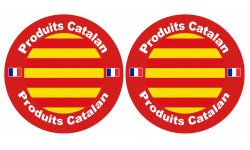 Produits Catalan - 2fois 10cm - Sticker/autocollant