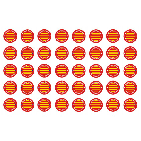 Produits Catalan - 40fois 2cm - Sticker/autocollant