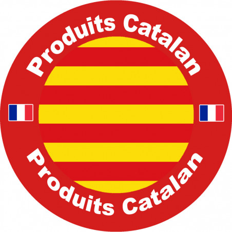 Produits Catalan - 1fois 20cm - Sticker/autocollant