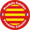 Produits Catalan - 1fois 20cm - Sticker/autocollant