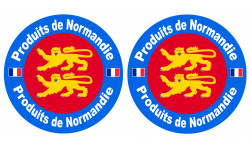 Produits de Normandie - 2tckers 10cm - Sticker/autocollant