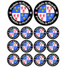 Produits Picardie - 2stickers 10 cm / 12stickers 5cm - Sticker/autocol