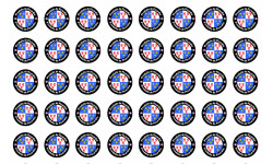 Produits Picardie - 40 stickers 2cm - Sticker/autocollant