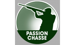 passion de la chasse - 15cm - Sticker/autocollant