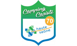 blason camping cariste Haute Saône 70 - 10x7.5cm - Sticker/autocollan