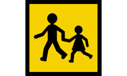 transport d'enfants - 20 cm - Sticker/autocollant