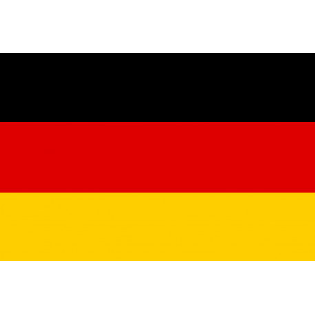 drapeau officiel Allemand - 5x3.3cm - Sticker/autocollant