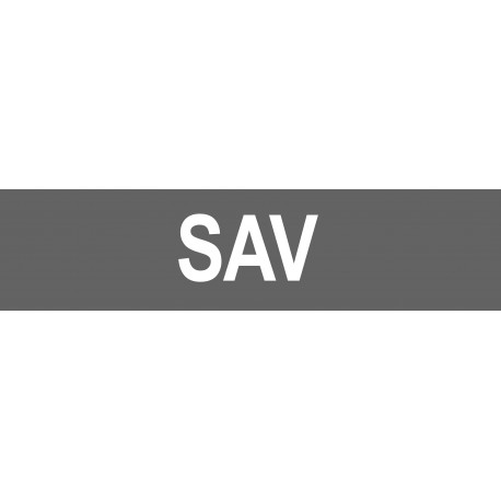 local SAV gris - 29x7cm - Sticker/autocollant local SAV gris - 29x7cm - Sticker/autocollant