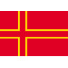 drapeau officiel Normand - 1 autocollant 19.5X13 cm - Sticker/autocoll