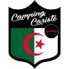 Camping car Algérie - 20x15cm - Sticker/autocollant