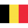 Drapeau Belgique - 19.5x13 cm - Sticker/autocollant