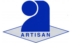 logo Artisan - 18x11.3cm - Sticker/autocollant