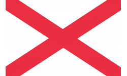 Drapeau Irlande du Nord - 5 x 3,3 cm - Sticker/autocollant