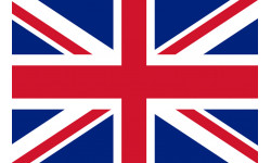 drapeau Grande Bretagne - 19,5 x 13 cm - Sticker/autocollant