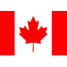 Drapeau Canada - 19.5 x 13 cm - Sticker/autocollant
