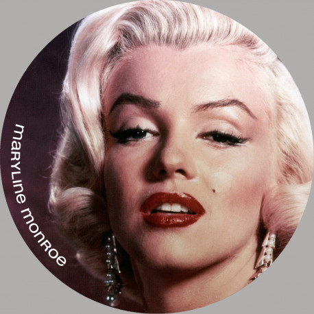 maryline monroe - 10cm - Sticker/autocollant maryline monroe - 10cm - Sticker/autocollant