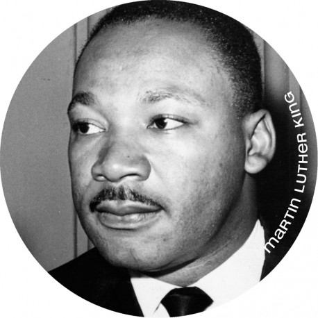 martin Luther king - 15cm - Sticker/autocollant