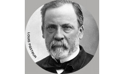 Louis Pasteur (15x15cm) - Sticker/autocollant